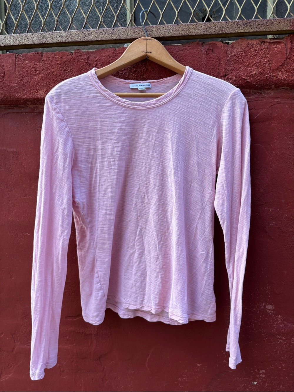 James Perse Pink Crewneck Tee - Picture 2 of 2